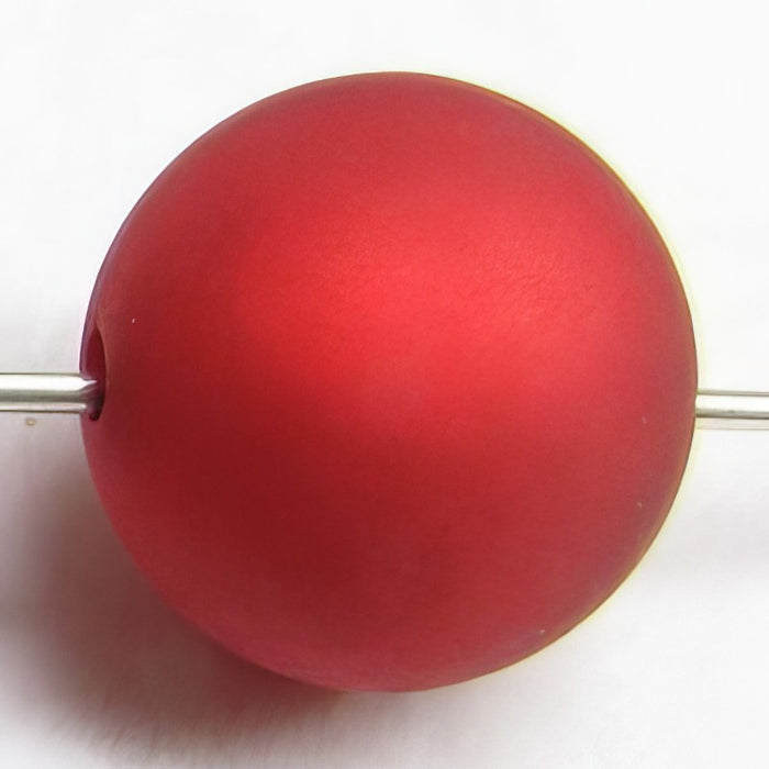 Polarisperle 14mm rosso