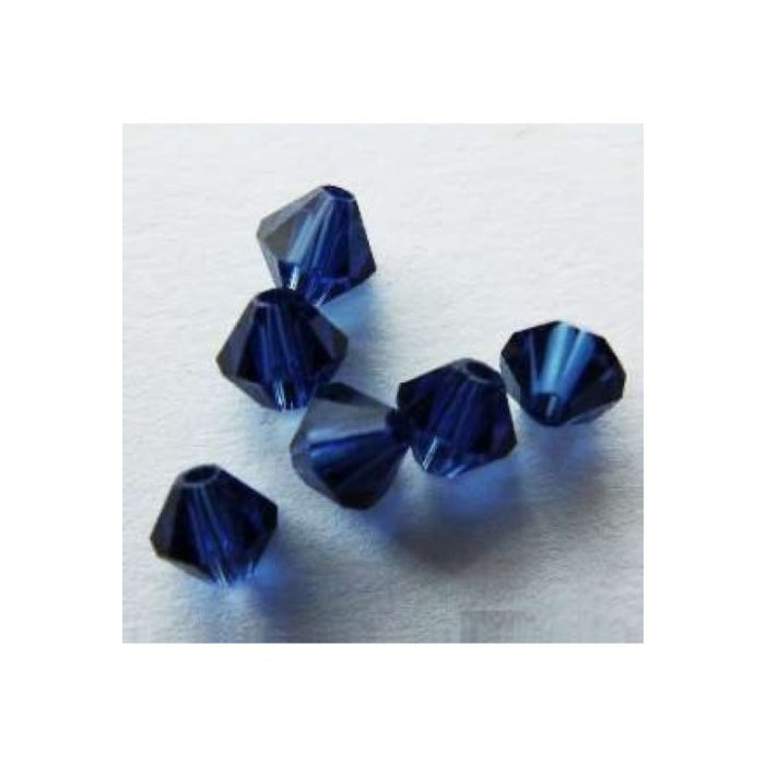 Swarovski 5328 Bicone Dark Indigo 4mm 48 Stück