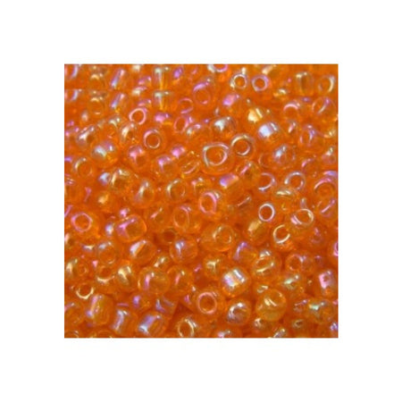 Rocailles Orange lüster 4mm