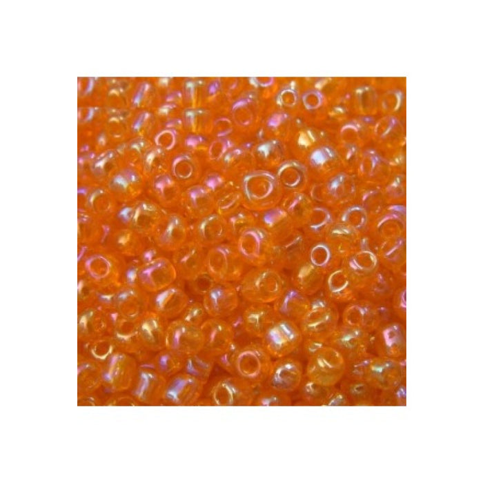 Rocailles Orange lüster 4mm
