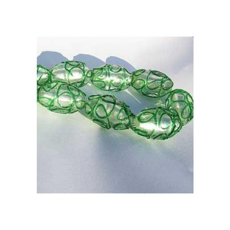Riesen olive Sinfonie grün 25x17- 23x17mm 1 Stück