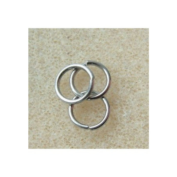 Ring Stahl offen 8.5mm Stark 20 Stück