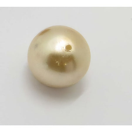 Glasperle sand Perlenschimmer 16mm 1Stück
