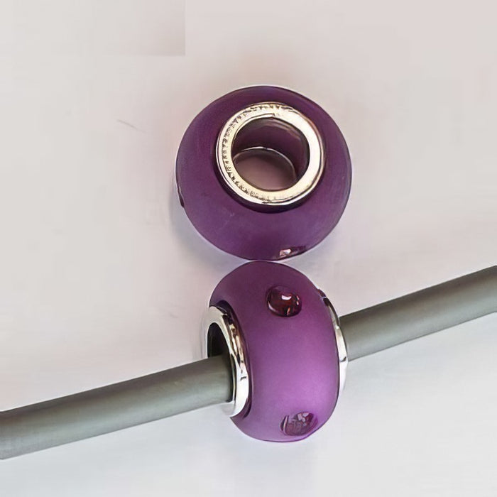 Polaris mit Swarovski Easy style violett 1 Stück