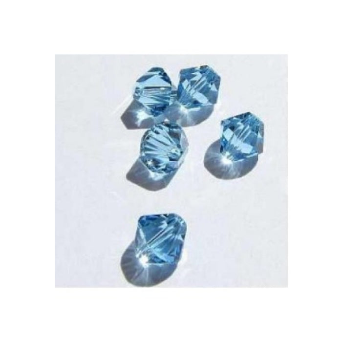 Swarovski 5328 Xilion Bicone Aquamarin 6mm 12 Stück
