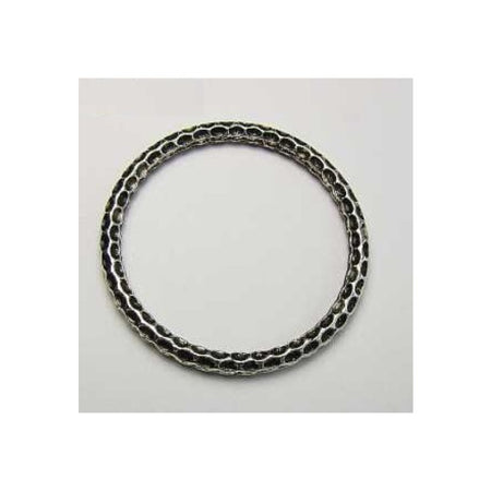 Ringverbinder altsilber gehämmert 55mm 1 Stück