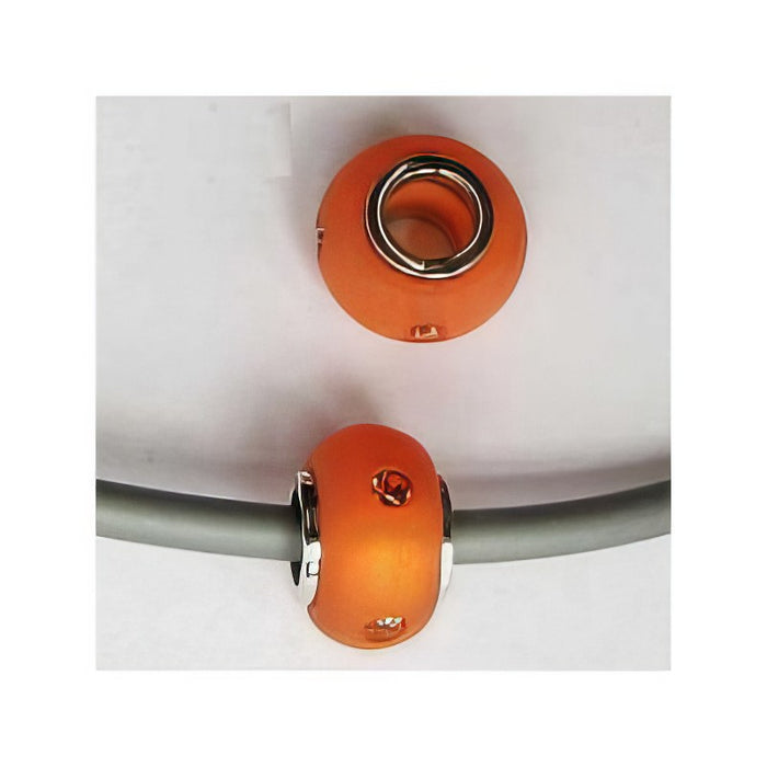 Polaris mit Swarovski Easy style orange 1 Stück
