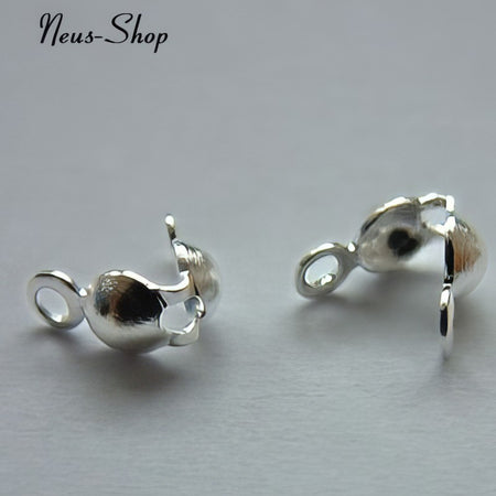 Quetschkalotte silber 3.5mm 10 Stück