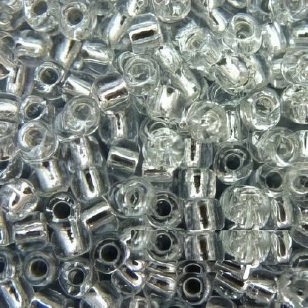 Rocailles silber Japan 4mm 17gr