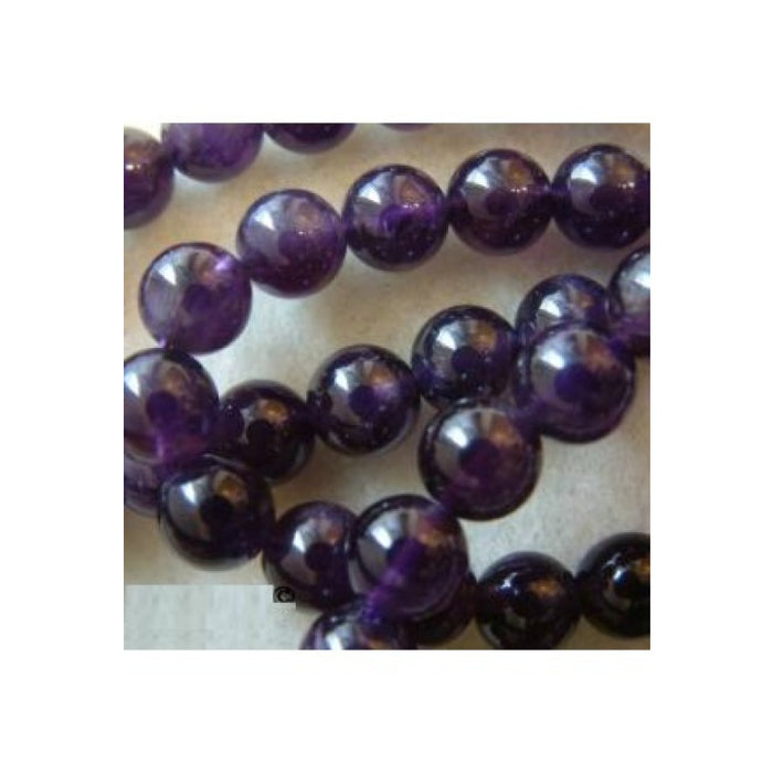 Amethyst 6mm 1 Strang