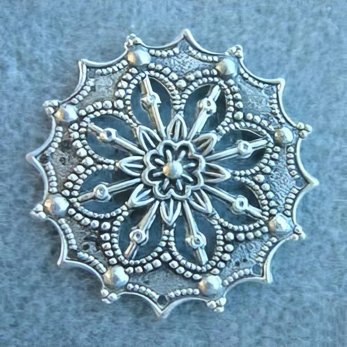 Ornament Stern gross silber 1 Stück