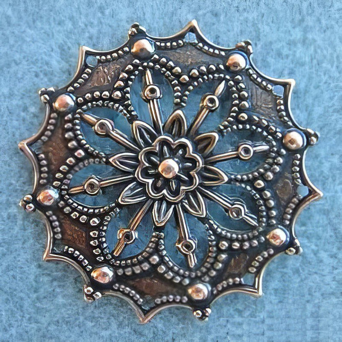 Ornament Stern gross Kupfer 1 Stück