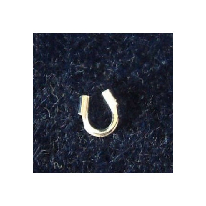 Drahtschutz 925 Silber 10 Stück 4x3mm Perlen Ketten machen