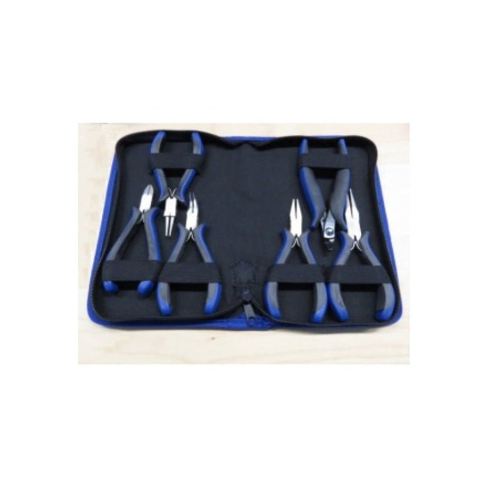 Werkzeugset Set blau sechs Zangen Hobby