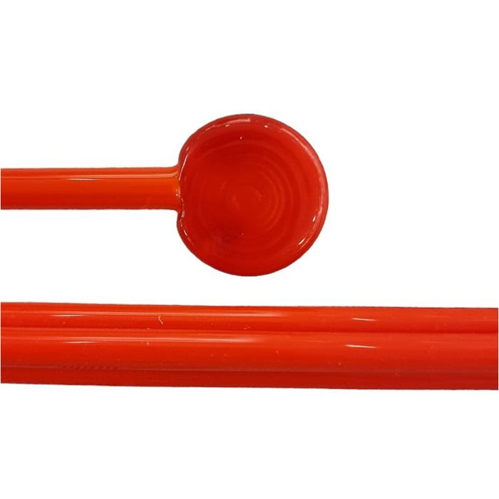 Moretti Glasstäbe karottenrot Opak 1m= 3 Stück Effetre/Murano
