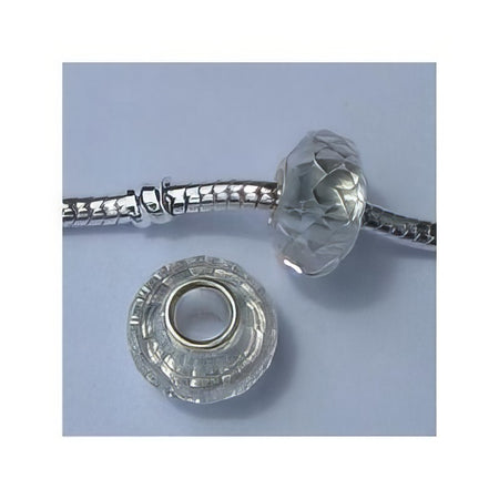 Easy Style Perle 925 Zirkon Schliff klar 1 Stück