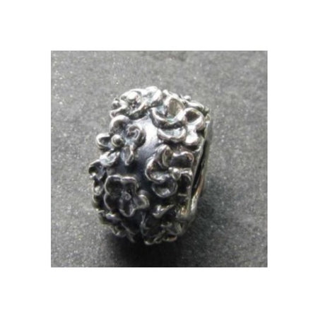 Easy style Perle Rosenblüten 925 Silber 6.5x10mm 1 Stück