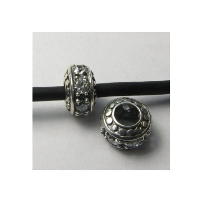 Pandora style 925 silber perle shila mit Strass 1 Stück
