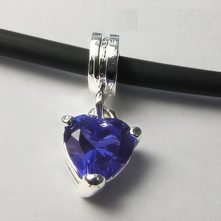 Easy-Style mit blauem Herz Anhänger 1 Stück Perlen Kaufen