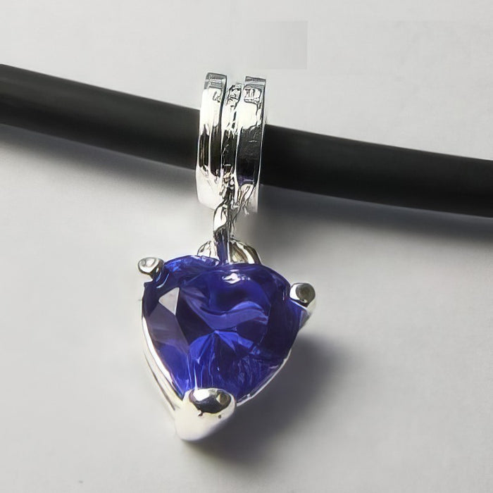 Easy-Style mit blauem Herz Anhänger 1 Stück Perlen Kaufen