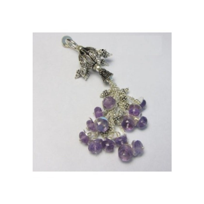 Silberquaste Bankok Silber 925 Amethyst 90mm