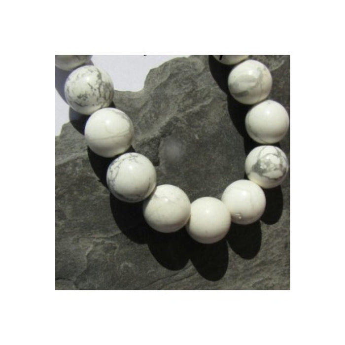 Howlite 10mm 1 Strang Top Stein Schmuck