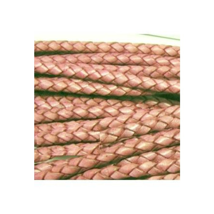 Leder Strang  Bola cord Top Qualität orange 4mm/ 1m