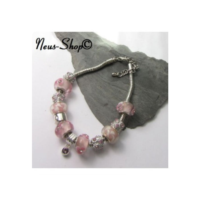Schmuckset Armband Easy-Style Rosa Dream Special Edition 21 mit 3cm Verlängerung