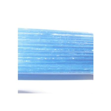 Moretti Glasstäbe transparent light Aquamarin ca. 1m= 3 Stück