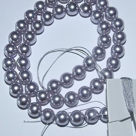 Swarovski Perlen lavendel 6mm 10 Stück