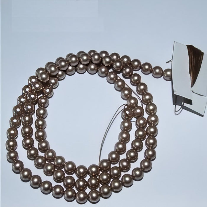 Swarovski Perlen Mandel 8mm 1 Strang ca 50 Stück