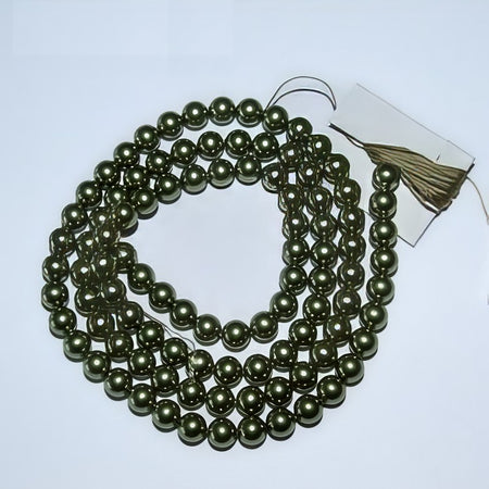 Swarovski Perlen Moosgrün 8mm 1 Strang ca 50 Stück