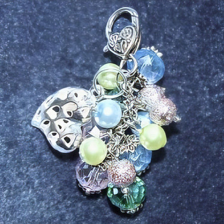 Schmuck-machen Set Tropfenanhänger Pastell + Rollokette ca 90cm