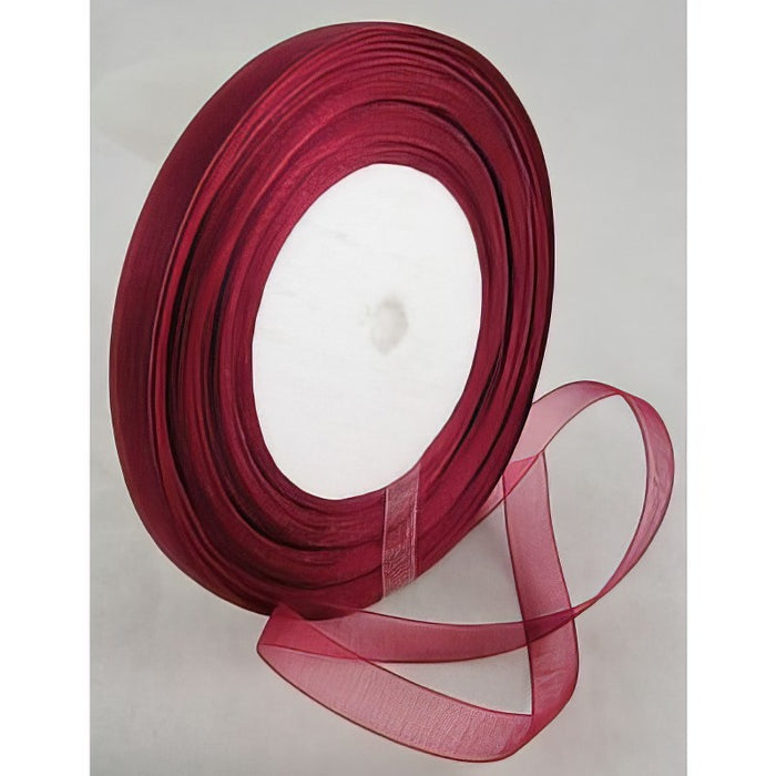 Organza 10mm Bordeaux 45m