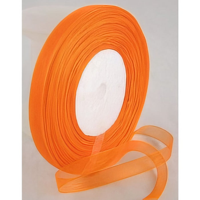 Organza 10mm orange 45m