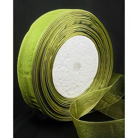 Organza 20mm olivegrün ca 45m