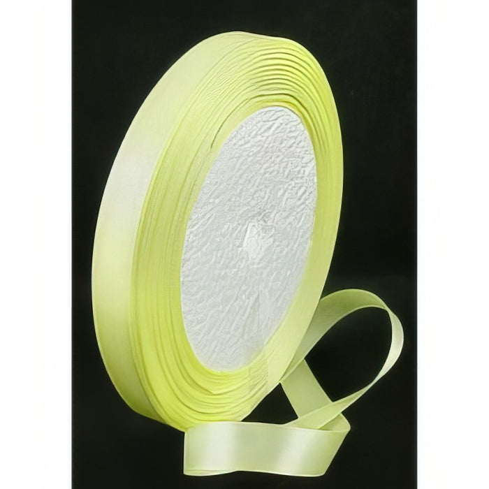 Satinband zitrone 10mm ca. 20m