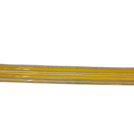 Moretti Glasstäbe transparent Filigrana gelb 3 Stück ca 50-80gr.