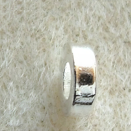 Ringliperle modern geschwärzt 10 Stück