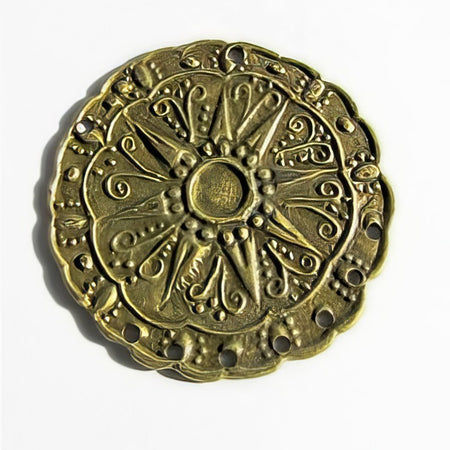 Ornament rund Bronzefarben 70mm 1 Stück