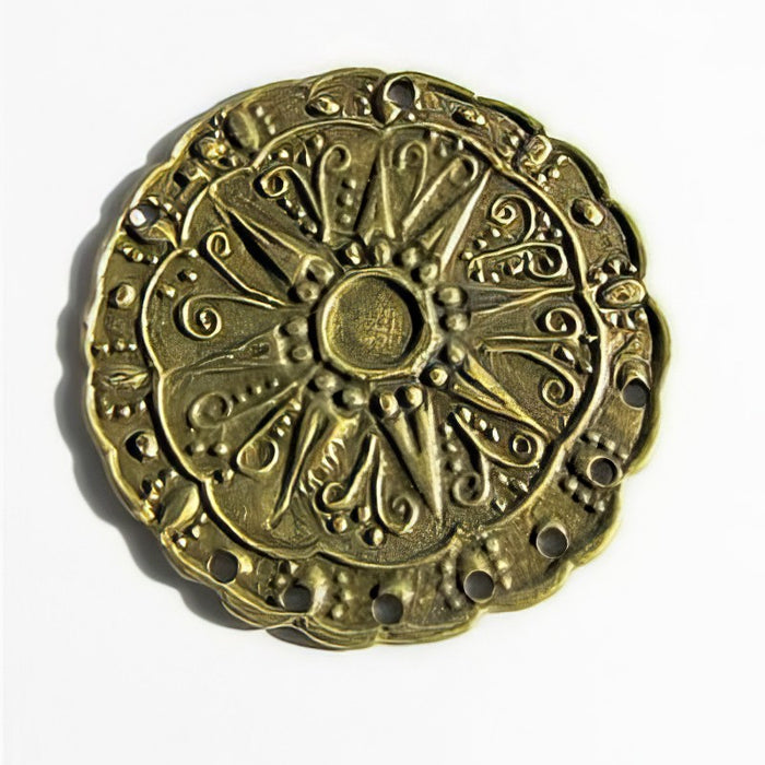 Ornament rund Bronzefarben 70mm 1 Stück