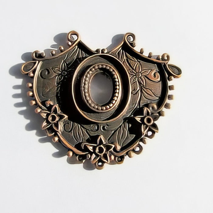 Ornament Kupferfarben 62x53mm 1 Stück