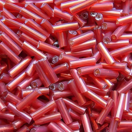 Stiftperlen Glas Rot
