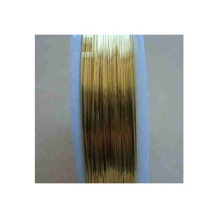Draht Spule Zebra goldfarben 28GA 0.32mm 27m