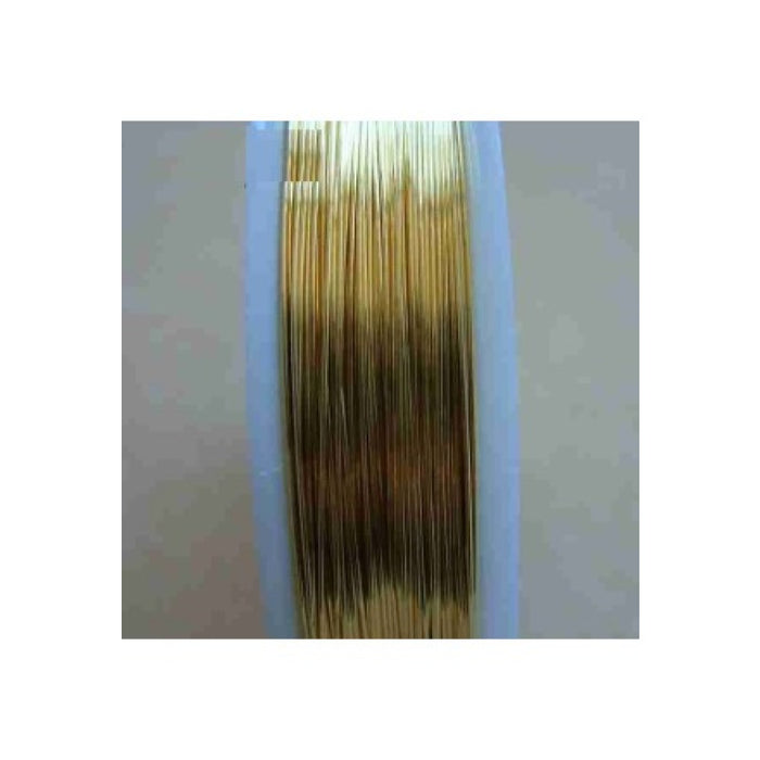 Draht Spule Zebra goldfarben 28GA 0.32mm 27m