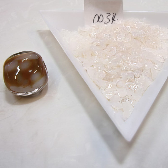 Glas Schrot pfirsich ca 30gr.