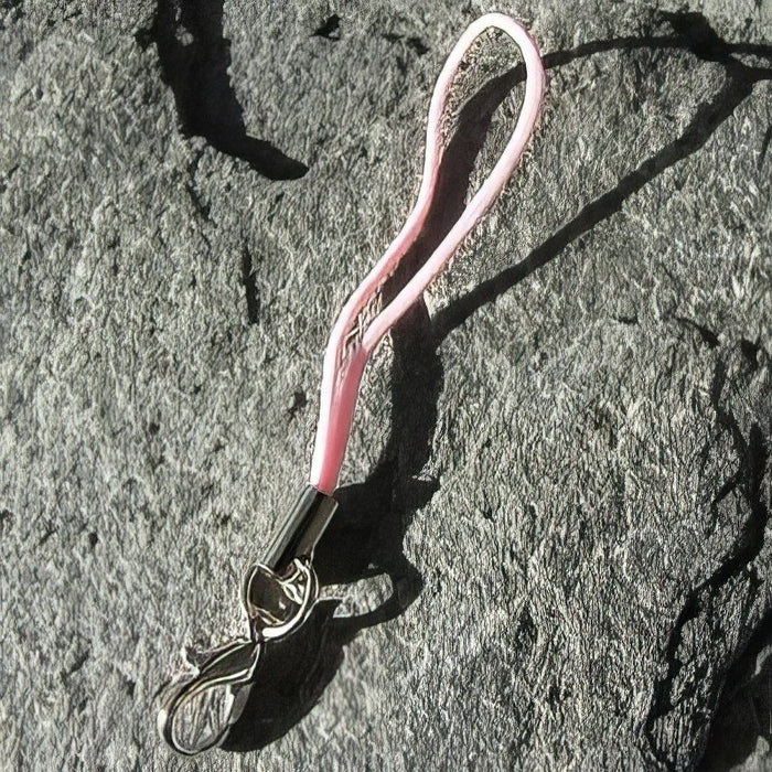 Handyhänger rosa mit Karabiner 1 Stück