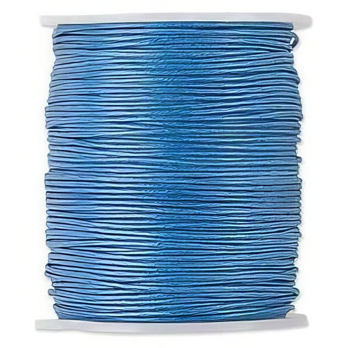 Baumwolle gewachst blau 1-1.5mm 25m