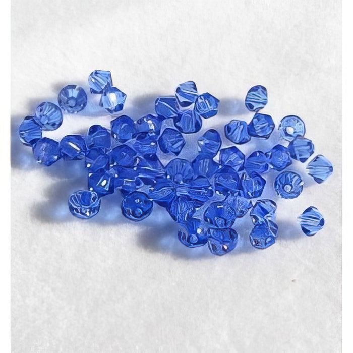 Swarovski 5328 Bicone Saphire 4mm 48 Stück