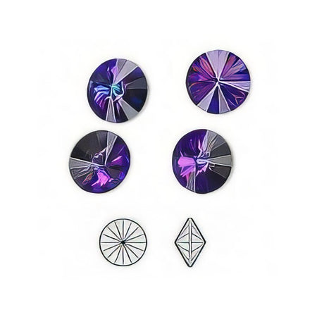 Swarovski® Rivoli heliotrop F 14mm 1 Stück